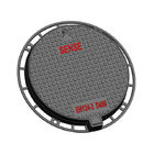 B125 EN124-2 Circular Manhole Cover Gasket Sistem Penguncian EPDM Grey Iron GG20 Cara kaki