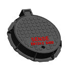 EN124-2 Standar D400 Frame Circular Manhole Cover Permukaan Jalan Bersertifikat ICMQ