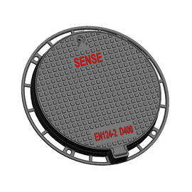 B125 EN124-2 Circular Manhole Cover Gasket Sistem Penguncian EPDM Grey Iron GG20 Cara kaki