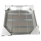 EN124 Aluminium Manhole Cover Proses Pengelasan Warna Disesuaikan 300 * 400 Ukuran
